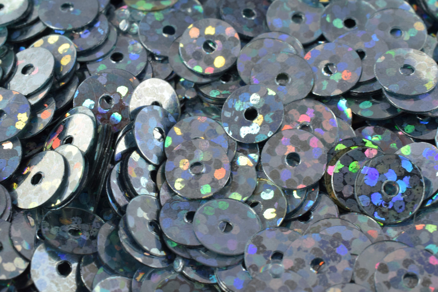 3/4/6mm Bluish Silver Iridescent Flat Sequins Round/Loose Paillettes/Wholesale Sequins Multi Color, Loose Sequin Apparel,S...