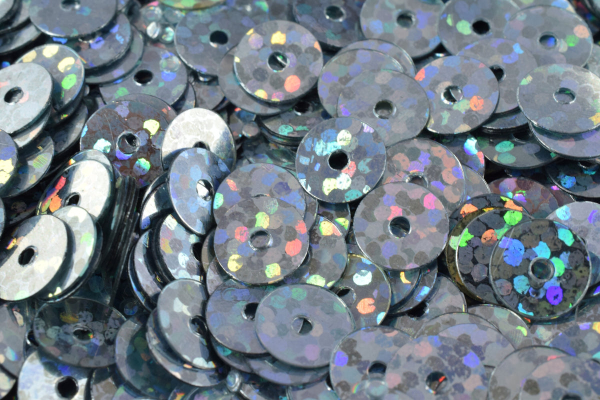3/4/6mm Bluish Silver Iridescent Flat Sequins Round/Loose Paillettes/Wholesale Sequins Multi Color, Loose Sequin Apparel,S...