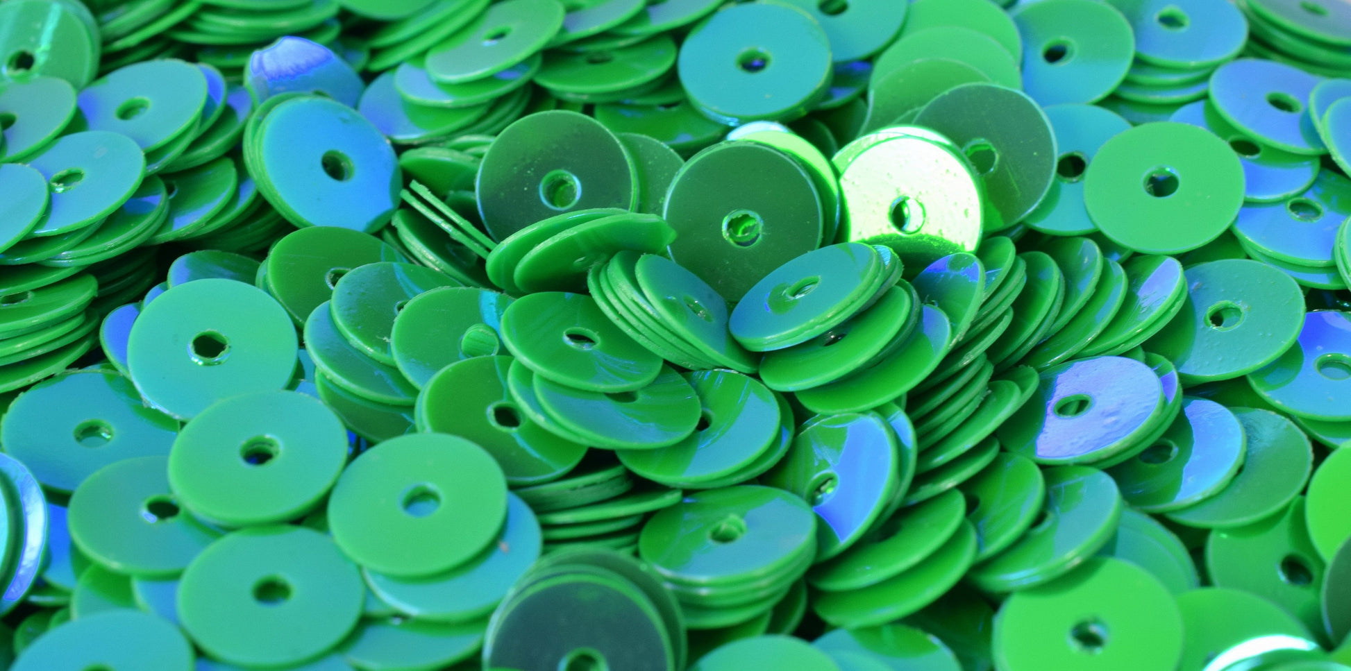 3/4/6mm Light Emerald Green Iridescent Flat Sequins Round/Loose Paillettes/Wholesale Sequins Multi Color, Loose Sequin App...