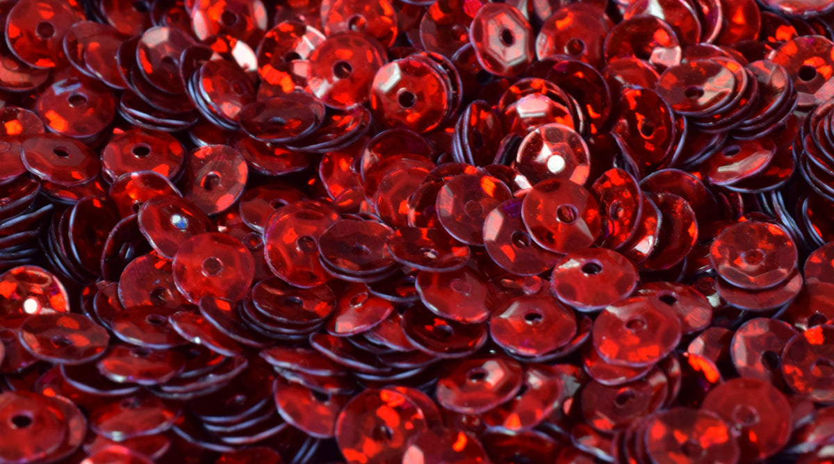 3/4/6mm Red Cup Iridescent Sequins Sheen Round Sequins/Loose Paillettes,Wholesale Sequins,Shimmering Sequin Apparel,Shoe D...