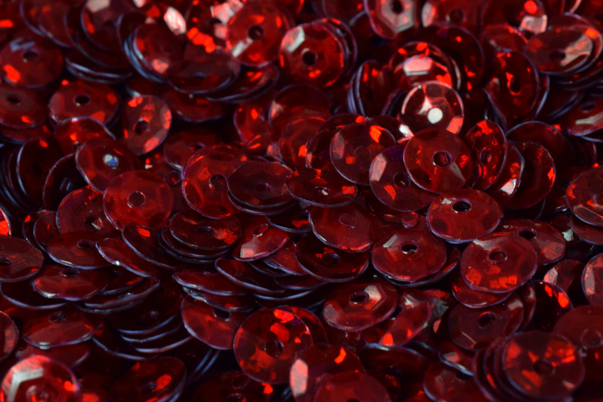 3/4/6mm Red Cup Iridescent Sequins Sheen Round Sequins/Loose Paillettes,Wholesale Sequins,Shimmering Sequin Apparel,Shoe D...