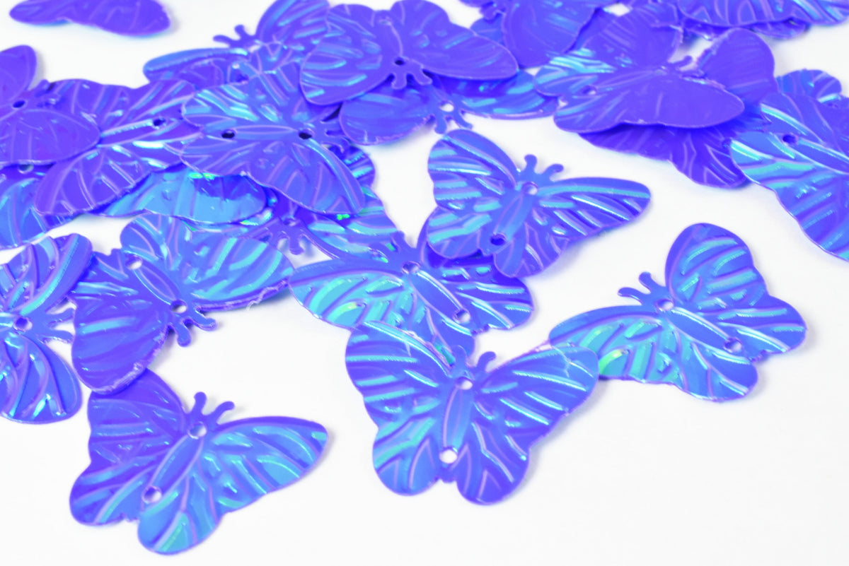 18x23mm Iridescent Multi Tone  Butterfly Shape / Beachy Sequins/Loose Paillettes,Wholesale Shell ,Shimmering Sequin Appare...