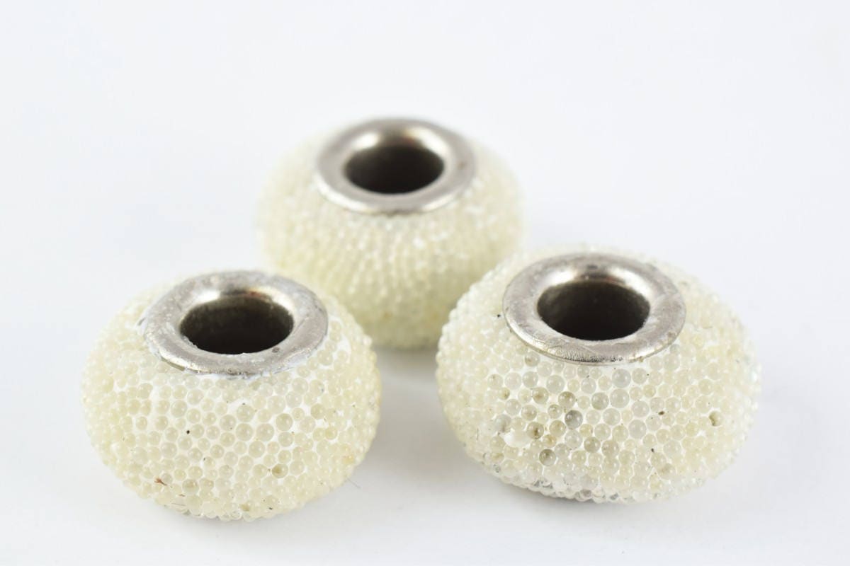 13x9mm Indonesian Clay Beads Handmade Beads 8 PCs, Bohemian Bali Style Jewelry Making Decorative Round Beads jewelry makin...