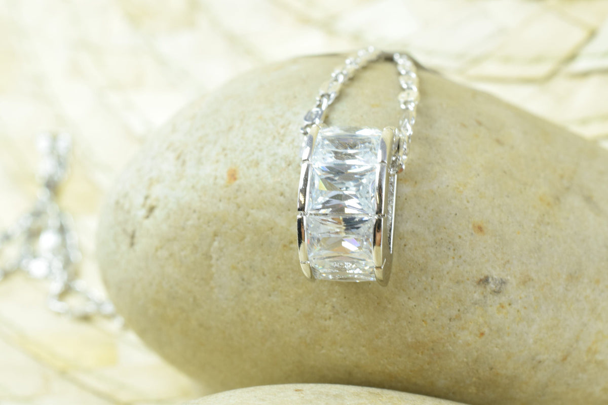 Gold Filled Look, Rhodium With Cubic Zirconia Pendants  RP55, RP09, RP06, RP60 jewelry making supplies - detail image 4