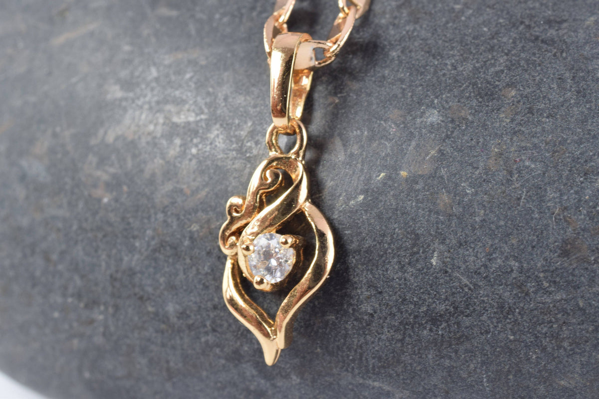 Gold Filled Pendants,Gold Filled Mom Locket, Gold Filled Gifts, Holiday Gold Filled Pendants,CZ  Zirconia Gold Filled Pend...