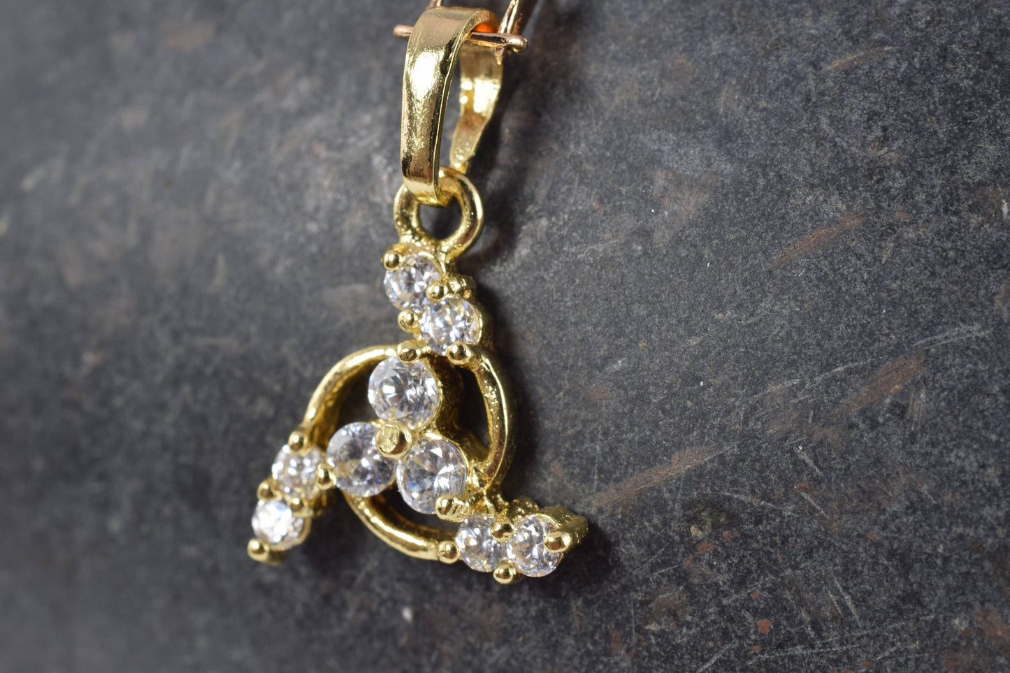 Gold Filled Pendants,Gold Filled Mom Locket, Gold Filled Gifts, Holiday Gold Filled Pendants,CZ  Zirconia Gold Filled Pend...