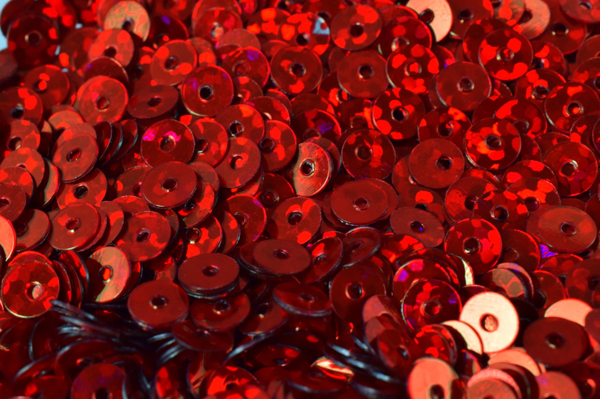 3/4/6mm Red Flat Sequins Sparkle Sheen Round Sequins/Loose Paillettes, Wholesale Sequins Multi Color,Shimmering Sequin App...
