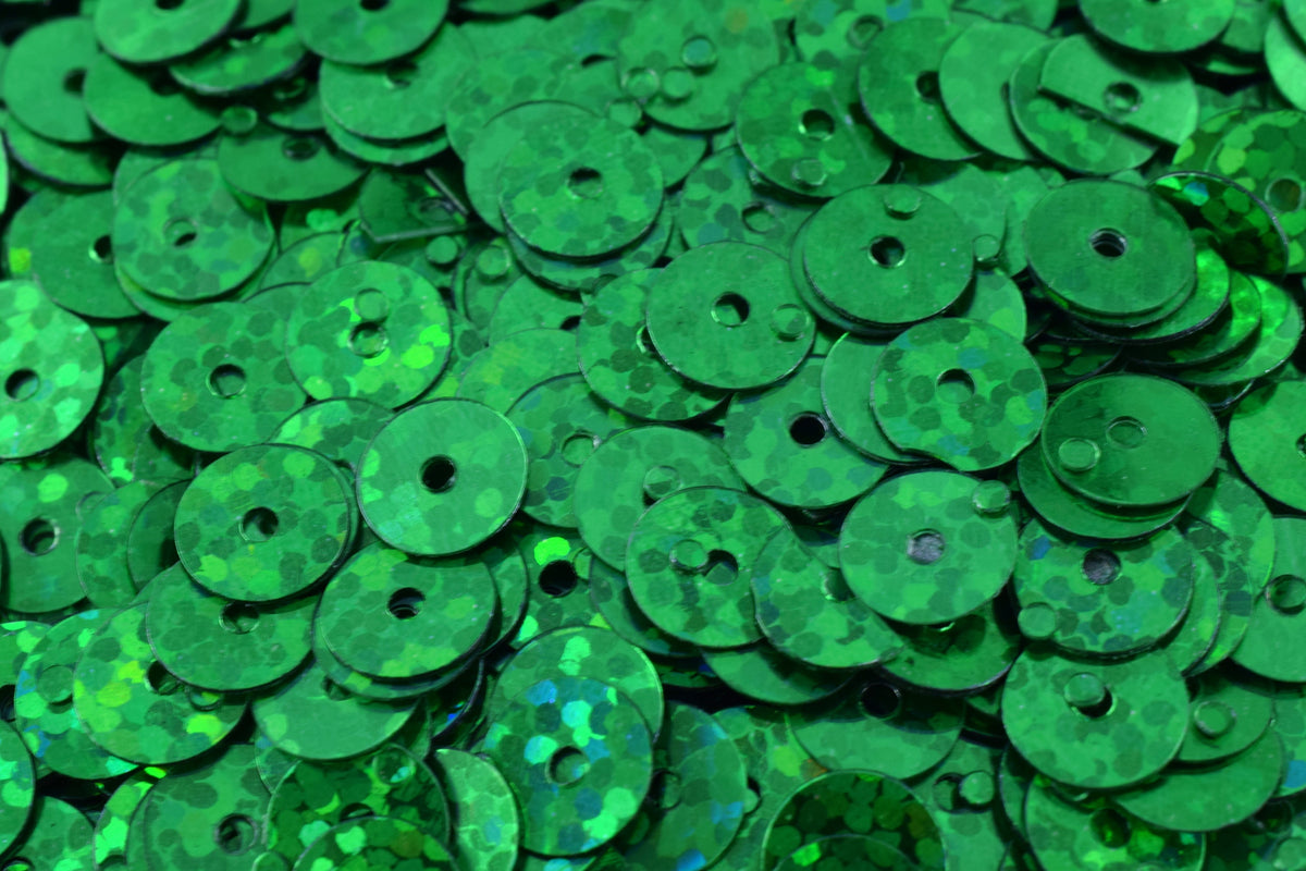 3mm/4mm/6mm Green Sparkle Flat Sequins Sheen Round Sequins jewelry making supplies - detail image 3