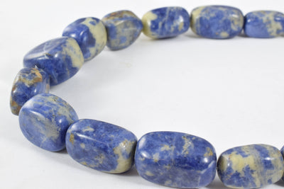 Mixed Sizes Sodalite Stone Beads, Sold by 1 strand of 23pcs, 1.5mm hole opening, Craft Supplies,Tools,Beads,Gems,Cabochons...