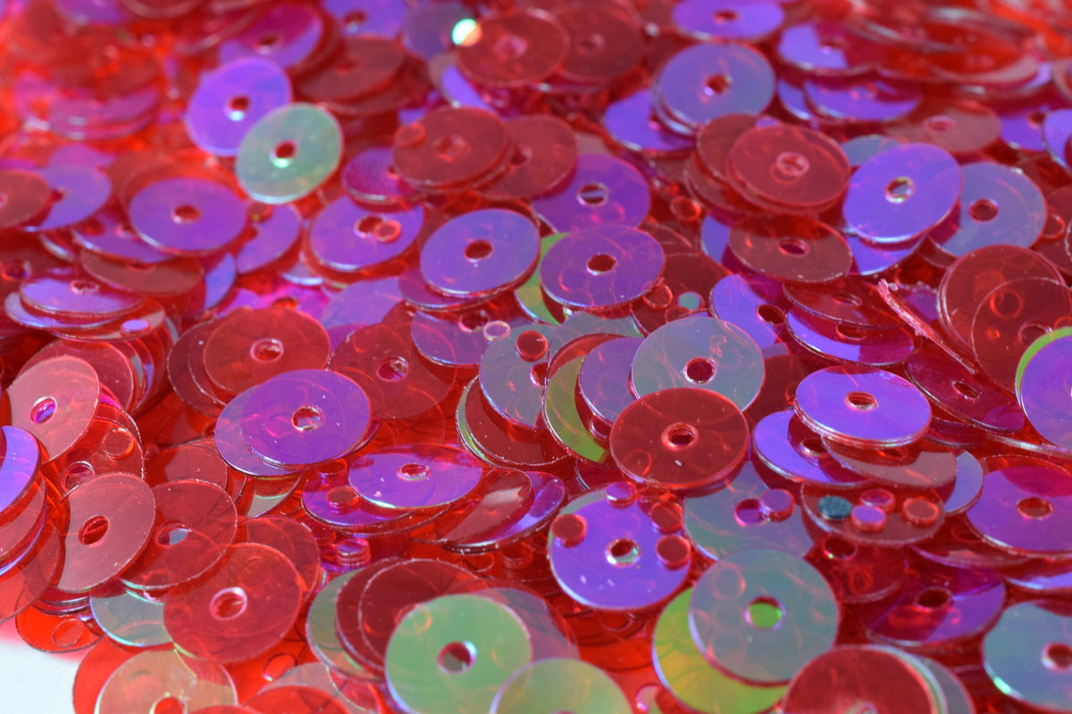 3/4/6mm Red Pink Multi Shiny Iridescent Sequins Sheen Round Sequins/Loose Paillettes,Wholesale Sequins,Shimmering Sequin A...