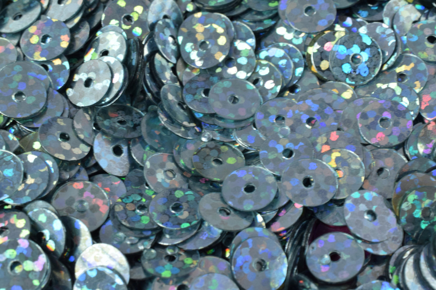 3/4/6mm Bluish Silver Iridescent Flat Sequins Round/Loose Paillettes/Wholesale Sequins Multi Color, Loose Sequin Apparel,S...