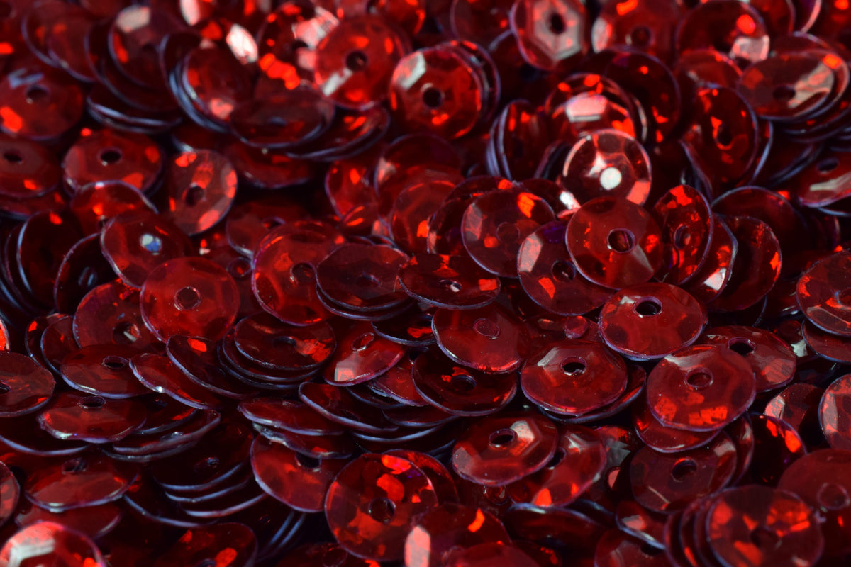 3/4/6mm Red Cup Iridescent Sequins Sheen Round Sequins/Loose Paillettes,Wholesale Sequins,Shimmering Sequin Apparel,Shoe D...