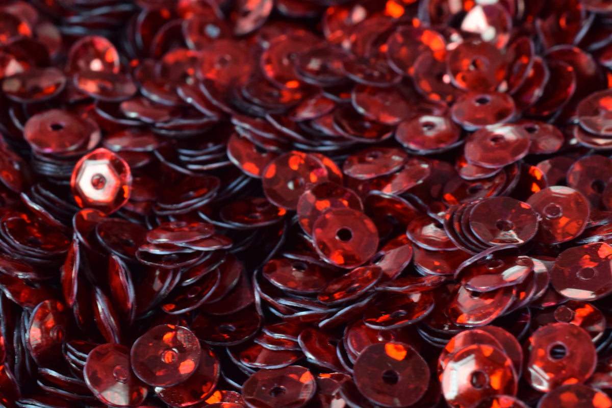 3/4/6mm Red Cup Iridescent Sequins Sheen Round Sequins/Loose Paillettes,Wholesale Sequins,Shimmering Sequin Apparel,Shoe D...