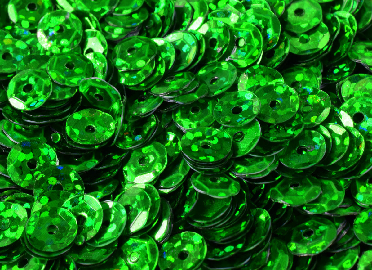 3/4/6mm Green Cup Glossy Shiny Sequins Sheen Round Sequins/Loose Paillettes,Wholesale Sequins,Shimmering Sequin Apparel je...