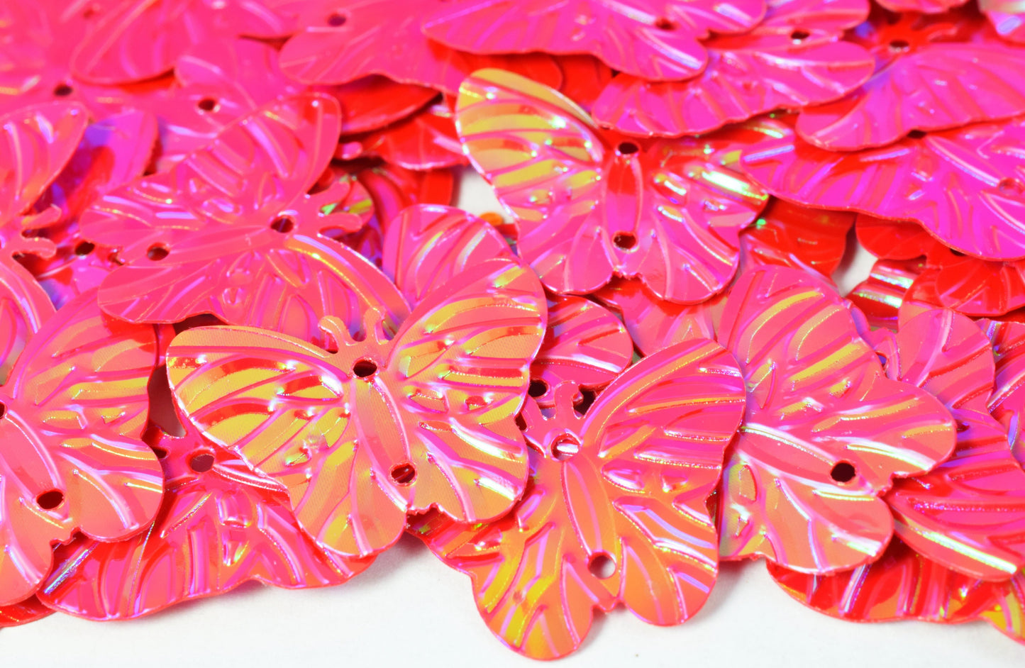 18x23mm Iridescent Multi Tone  Butterfly Shape / Beachy Sequins/Loose Paillettes,Wholesale Shell ,Shimmering Sequin Appare...