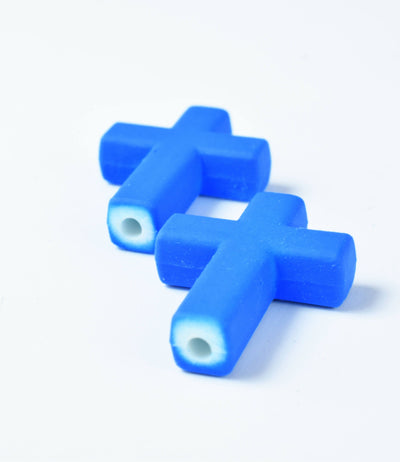 Matte Rubberized Plastic Cross Beads, Plastic Cross Beads,Acrylic Cross Beads,Acrylic Beads,Necklace beads,Rubberized Bead...