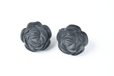 12mm Matte Rubberized Plastic Rosette Floral Beads, Plastic Cross Beads,Acrylic Rosette Floral Beads,Necklace beads,Rubber...