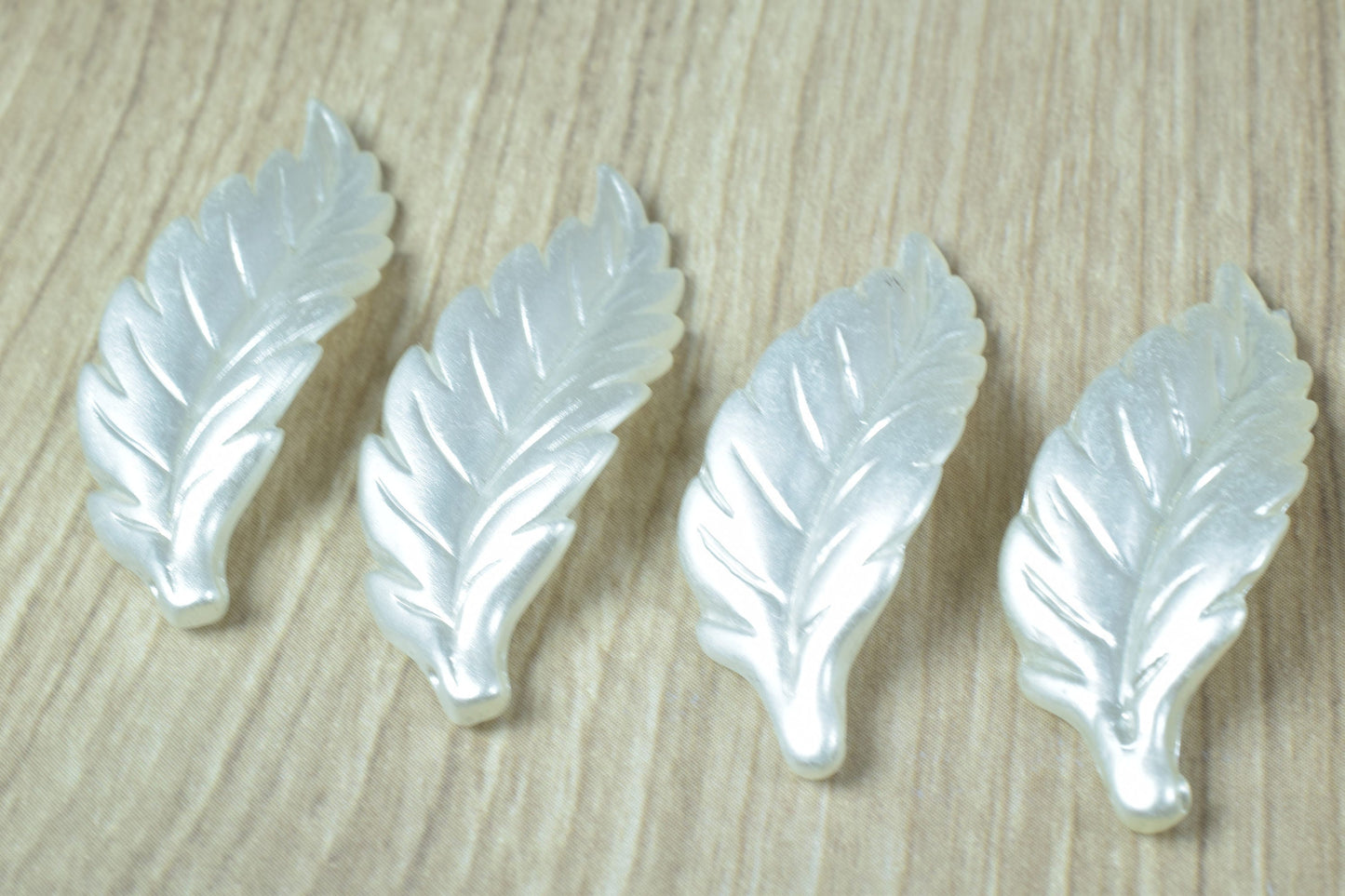 16x42mm Sheen Leaf Charm Resin Plastic Beads, Charm Beading Tools, Acrylic Leaf Beads, Boho Charms, Beads, Leaf Plastic Be...