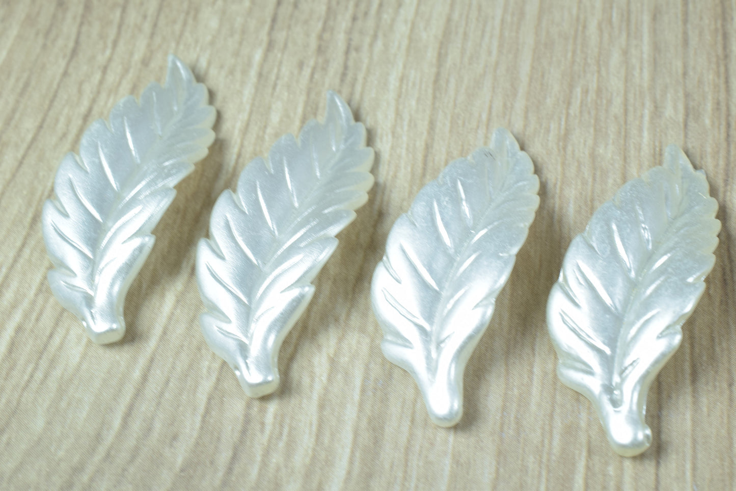 16x42mm Sheen Leaf Charm Resin Plastic Beads, Charm Beading Tools, Acrylic Leaf Beads, Boho Charms, Beads, Leaf Plastic Be...