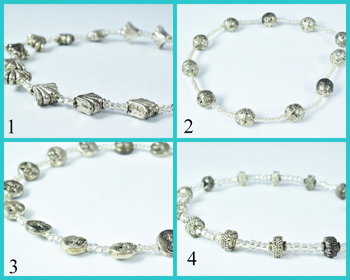 15" inch strand Metal Alloy Beads various shapes, Craft Supplies, Tools,Whoelsale Beads, Bead,Antique Silver, Style,Metal...