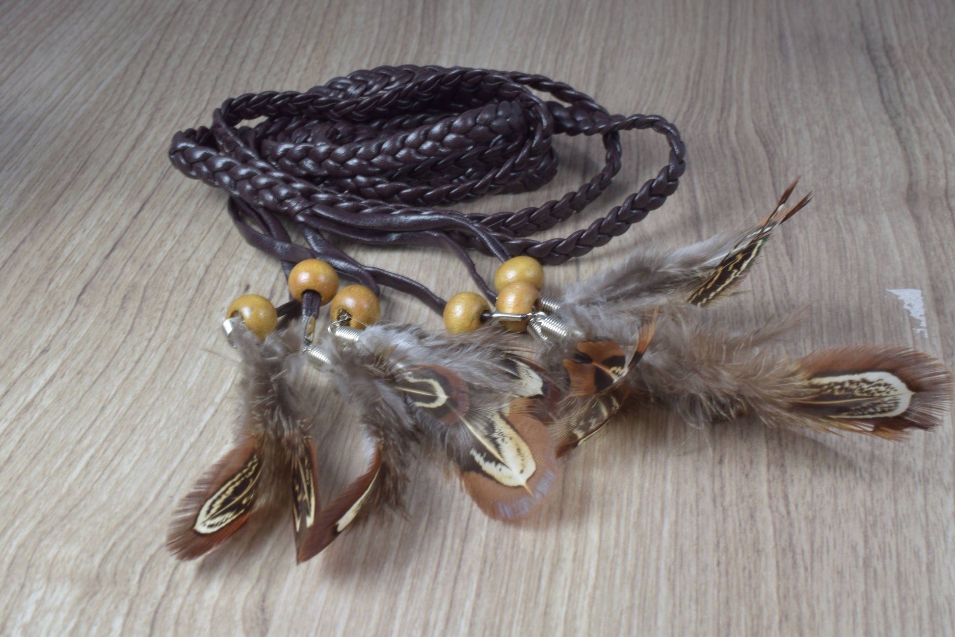 66"inch Faux Leather Native American Inspired Braid Cord/Unity Wedding Braid/Marriage Braid/Unity Rope/Vegas Weddings/Feat...