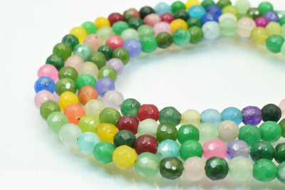 Natural Agate Gemstone Beads Faceted Round Beads 6mm Natural Stones Beads Healing chakra stones Jewelry Making Item# 78922...
