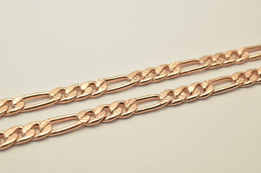18K Rose as Gold Filled* Chain 19" Inch CG207 jewelry making supplies - detail image 2
