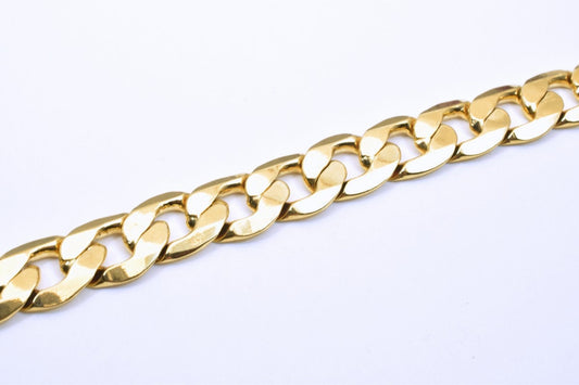 18K as Gold Filled* Chain 18" Inch 13mm Width 3mm Thickness CG169 jewelry making supplies