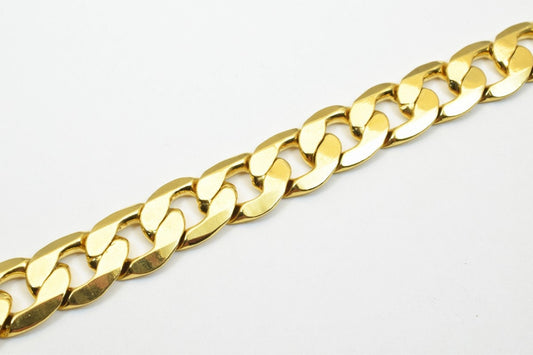 18K as Gold Filled* Chain 18" Inch 13mm Width 3mm Thickness CG169 jewelry making supplies - detail image 2