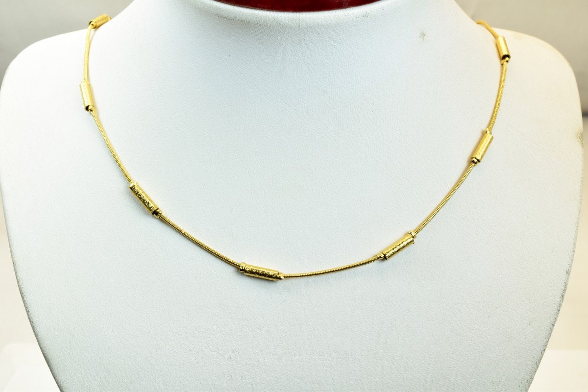 18K gold filled EP tarnish resistant Chain 17.5" Length Inch CG26 jewelry making supplies - detail image 5
