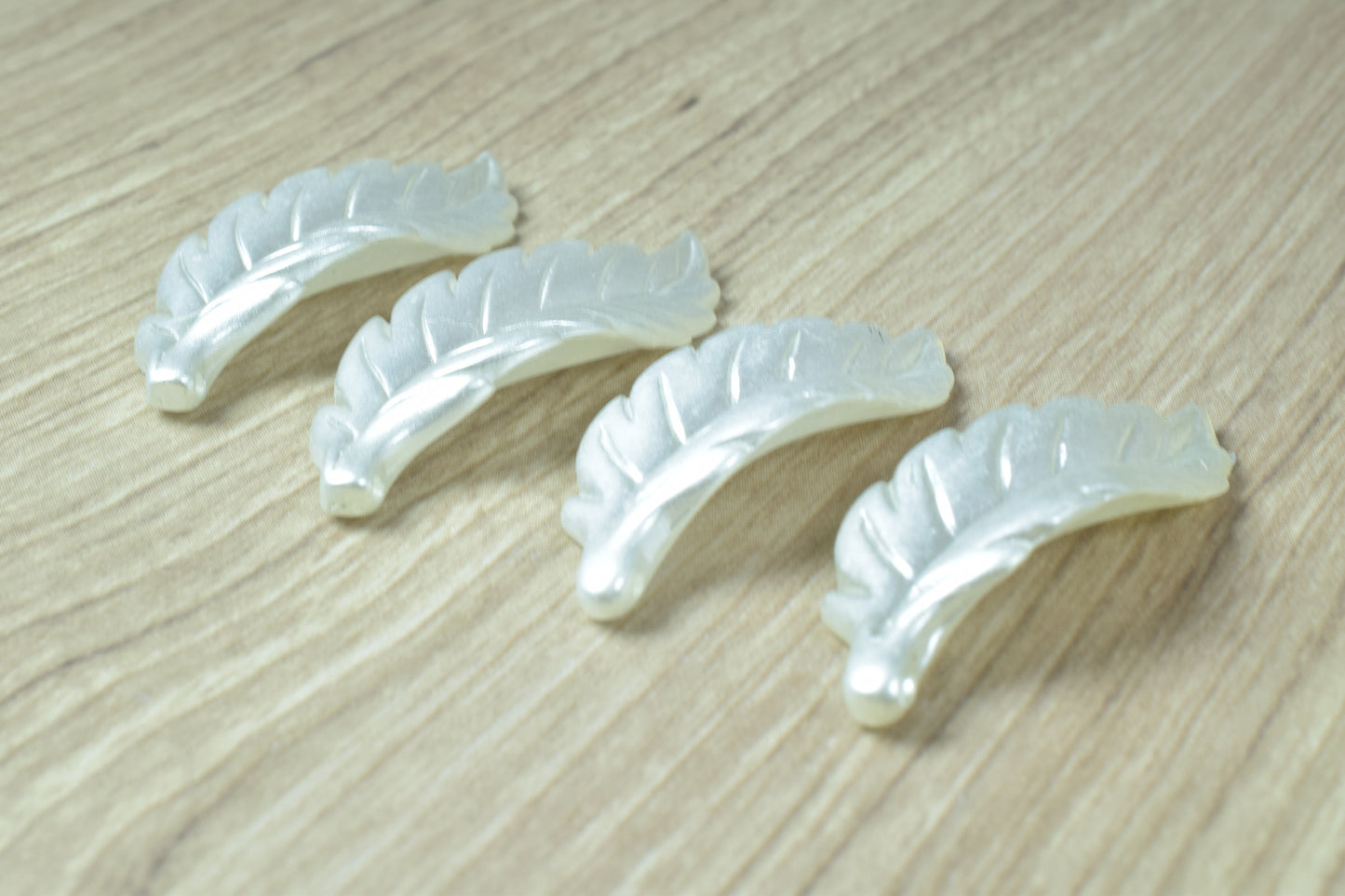 16x42mm Sheen Leaf Charm Resin Plastic Beads, Charm Beading Tools, Acrylic Leaf Beads, Boho Charms, Beads, Leaf Plastic Be...