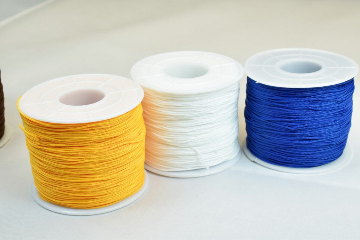 0.8mm Knot Nylon Cord Shamballa Macrame Beading Kumihimo String 100 Meters Cord Knot Shamballa Macrame Bead Beading Size 0...