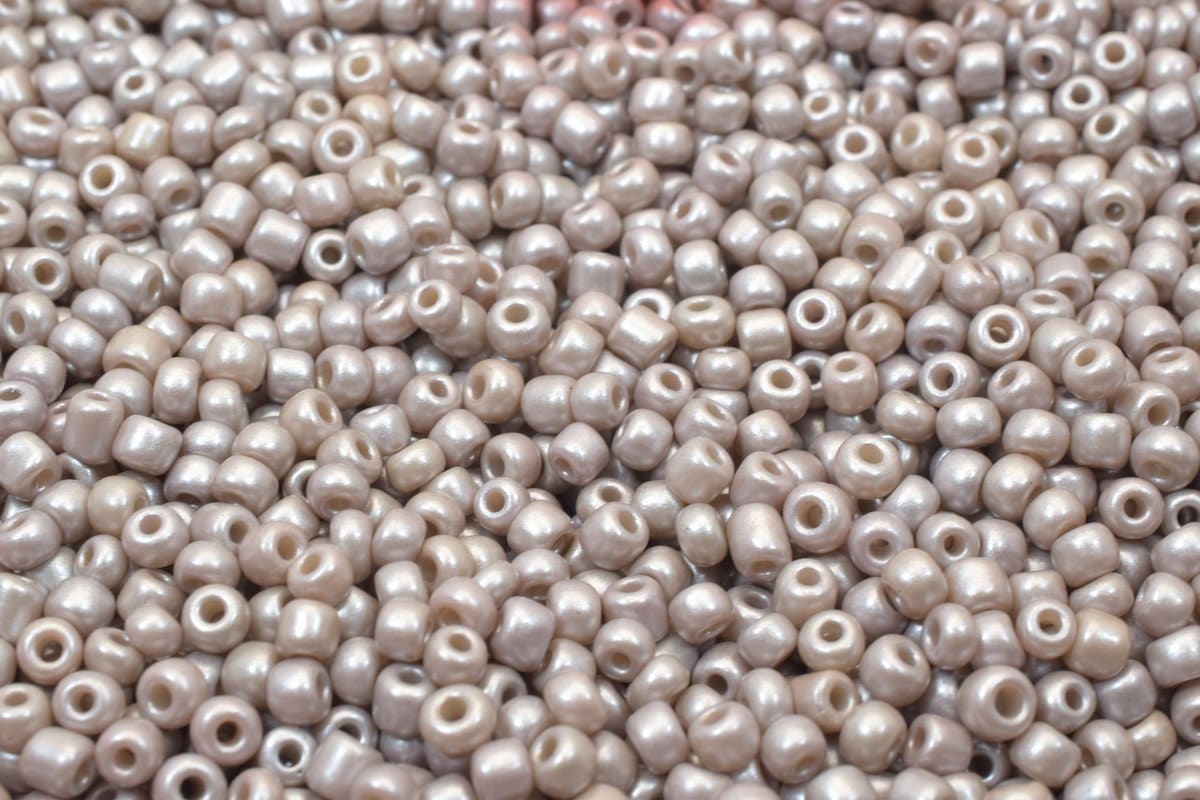 Ligth Brown Glass Seed Beads Sizes 8.0/6.0 Sold by 1 LB/ Pound Size 8/0, 6/0 jewelry making supplies