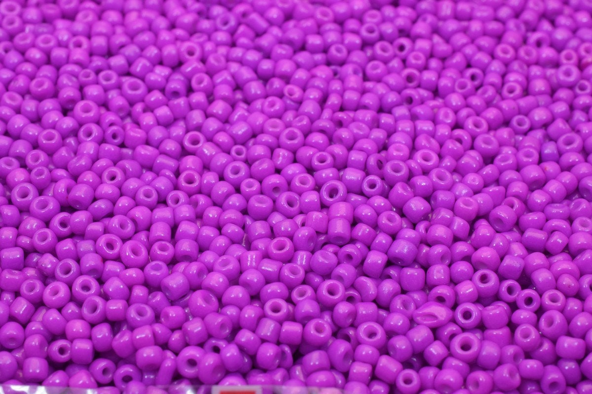 Purple Glass Seed Beads Size 8.0 Sold by 1 LB/ Pound Size 8/0 are 2mm to 3mm Beads Item# 789222067168 jewelry making supplies