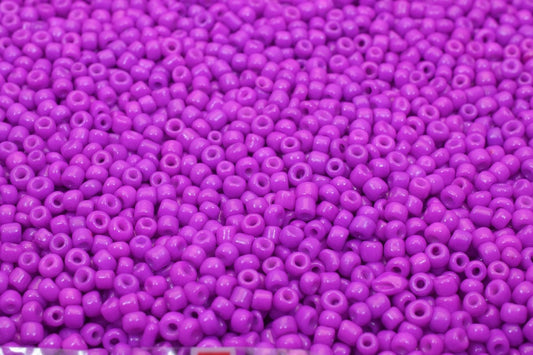 Purple Glass Seed Beads Size 8.0 Sold by 1 LB/ Pound Size 8/0 are 2mm to 3mm Beads Item# 789222067168 jewelry making supplies