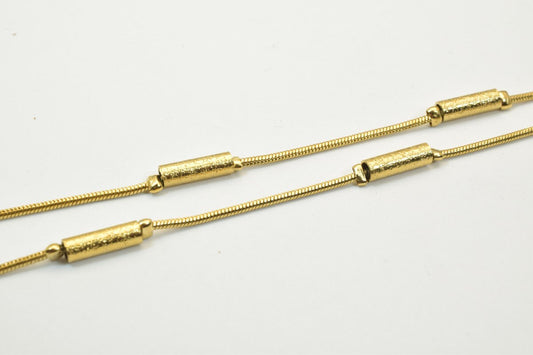 18K gold filled EP tarnish resistant Chain 17.5" Length Inch CG26 jewelry making supplies - detail image 2