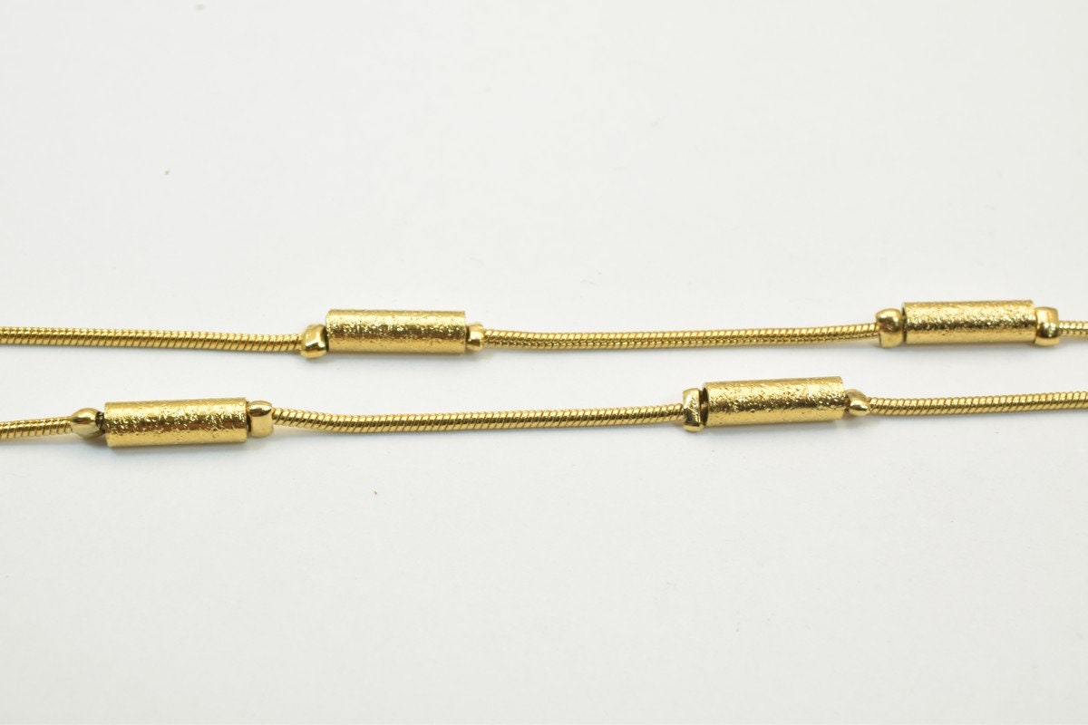 18K gold filled EP tarnish resistant Chain 17.5" Length Inch CG26 jewelry making supplies - detail image 3