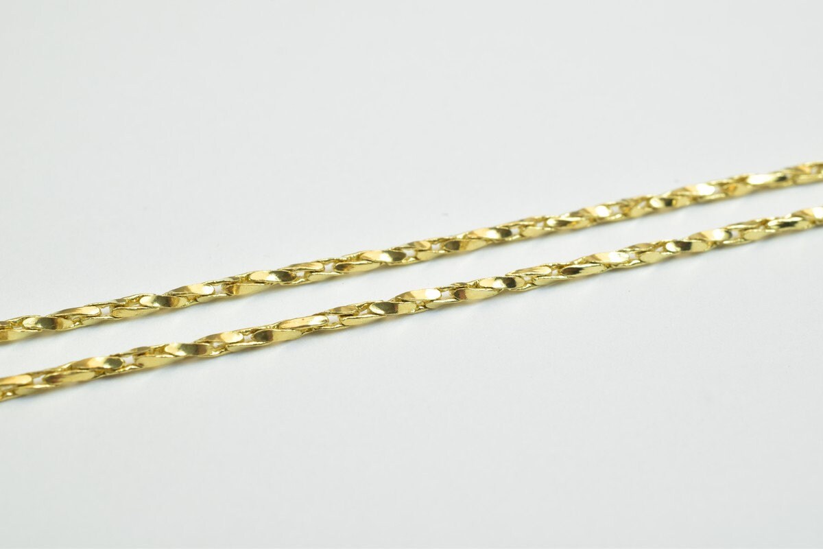 14K GF gold filled tarnish resistant Chain Size 13.25" Long 1mm Width Item #CG35 jewelry making supplies