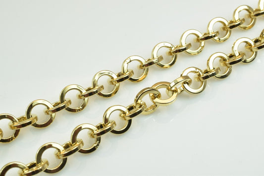 18K as Gold Filled* Chain 19.5" Inch CG252 jewelry making supplies