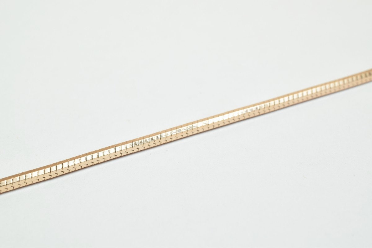 18K Rose gold filled EP tarnish resistant Chain 20" Inches Long 2mmThickness CG232 jewelry making supplies - detail image 9