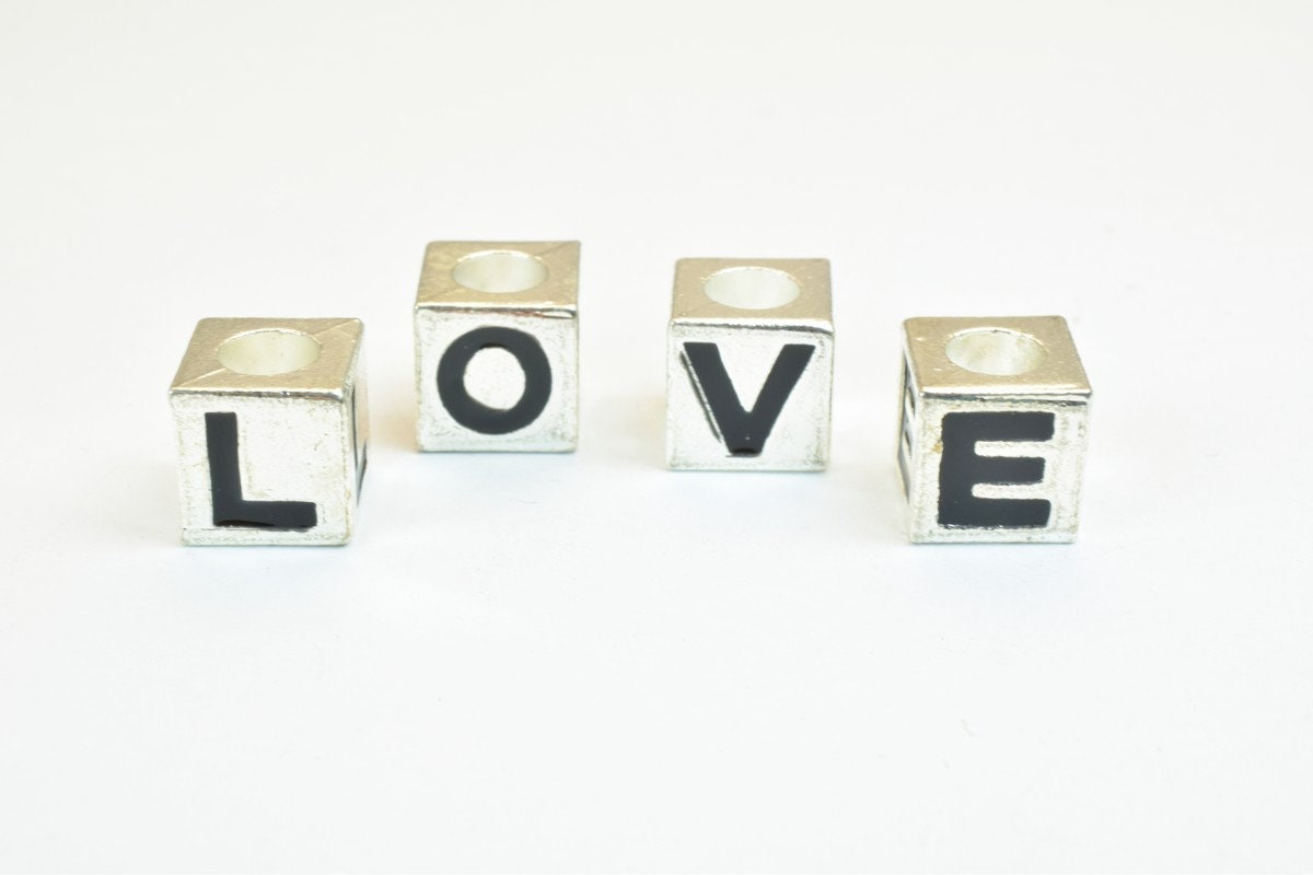 European Beads With Big Hole Heart/ Love Beads For European Style Bracelet Or Necklace For Jewelry Making jewelry making s...
