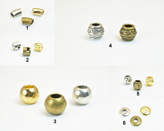 European Beads Big Hole Spacer Beads Connector Beads For European Style Bracelet Or Necklace For Jewelry jewelry making su...