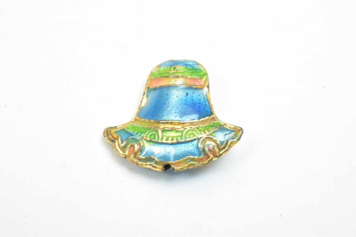3 PCs Cloisonne Spacer Pendant Beads Enamel Design Charm For Jewelry Making jewelry making supplies - detail image 6