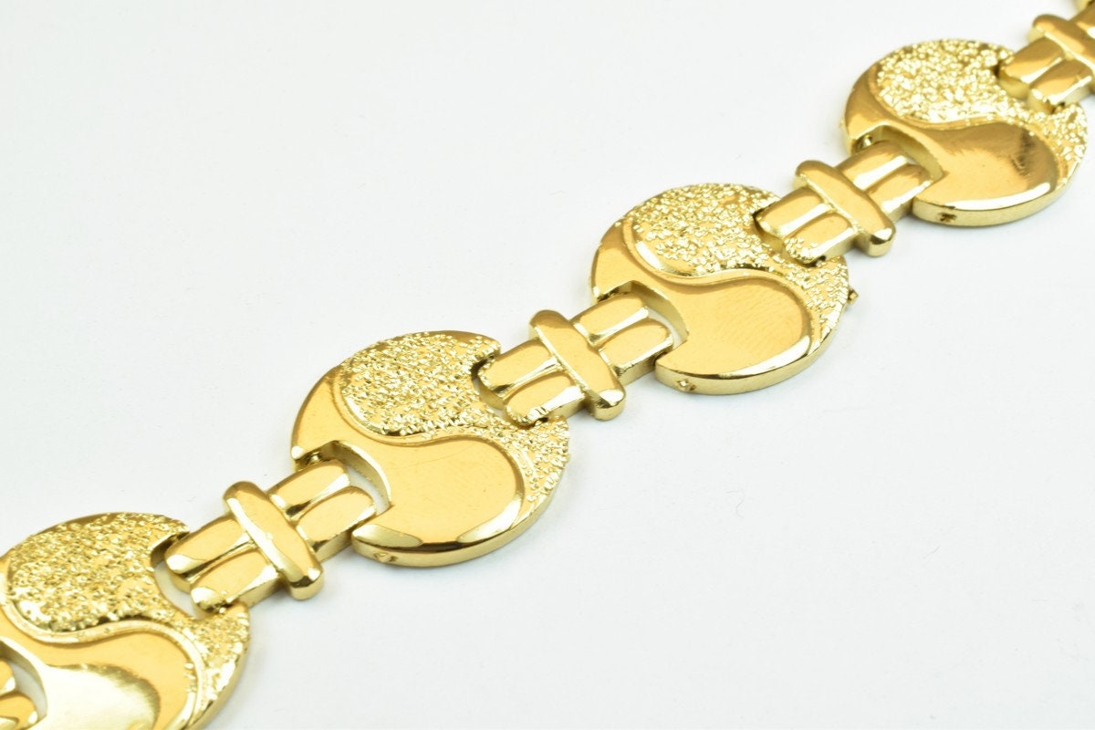 18KGF as Gold Filled* Chain Tai Ji Yin Yang Chain Length 7.5" Inch 18mm Width findings for as Gold Filled* jewelry making...