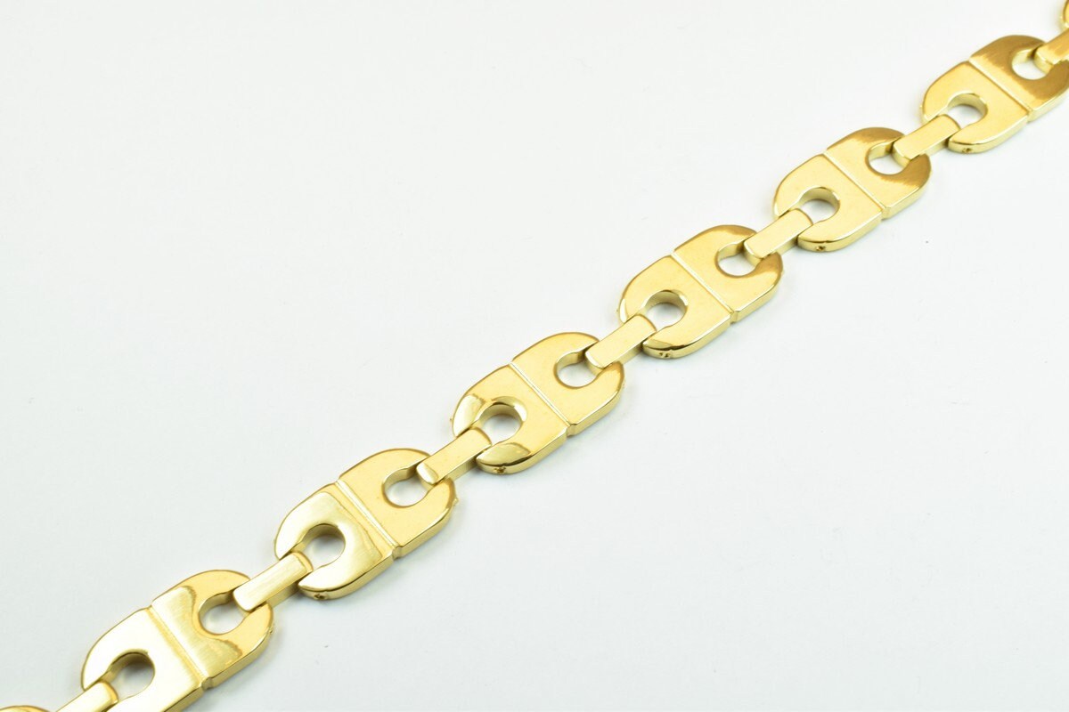 18KGF as Gold Filled tarnish resistant Chain Length 8" Inch 11mm Width findings for as Gold Filled tarnish resistant jewel...