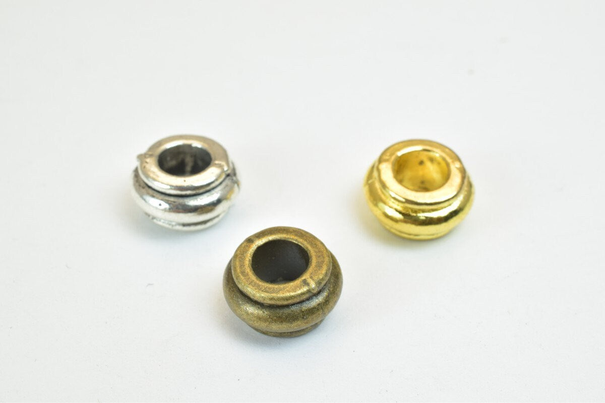 European Beads Big Hole Spacer Beads Connector Beads For European Style Bracelet Or Necklace For Jewelry jewelry making su...