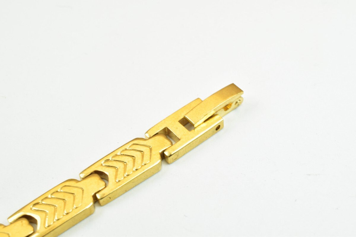 18KGF as Gold Filled* Chain Size 7" Inches Width 6mm Thickness 2mm findings for as Gold Filled* jewelry making BG51 jewelr...