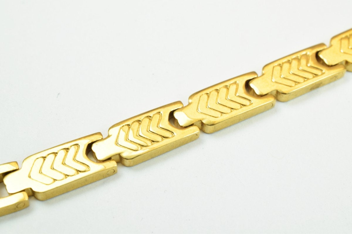 18KGF as Gold Filled* Chain Size 7" Inches Width 6mm Thickness 2mm findings for as Gold Filled* jewelry making BG51 jewelr...
