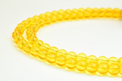 Citrine Quartz Size 4.5mm Gemstone Round Hole Size 0.8mm, Stone Beads Natural healing stone chakra stones for Jewelry Maki...