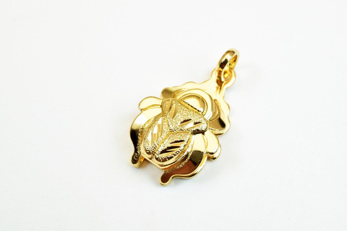 18K Gold Filled Ancient Egyptian Scarab Beetle Pendant Charm Gold Filled Pendant Gold Filled Pendants Wedding, Gift For Je...